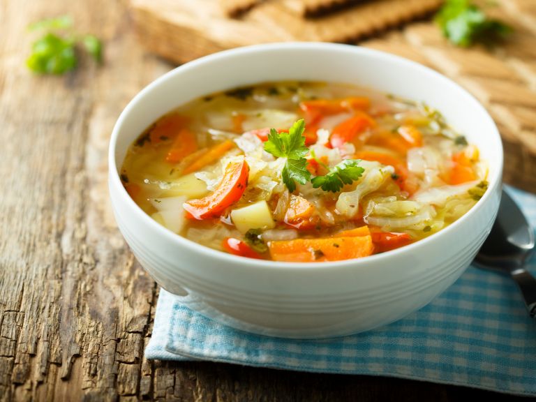 Sopa de Legumes com Carne e Macarrão