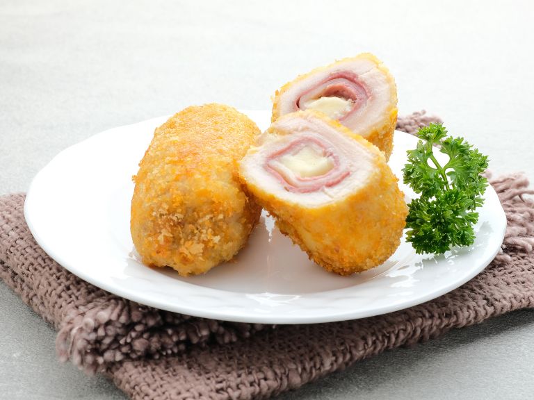 Receita de Enroladinho de Queijo e Presunto