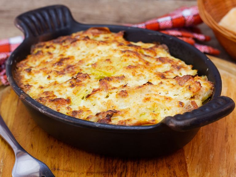 bacalhau gratinado