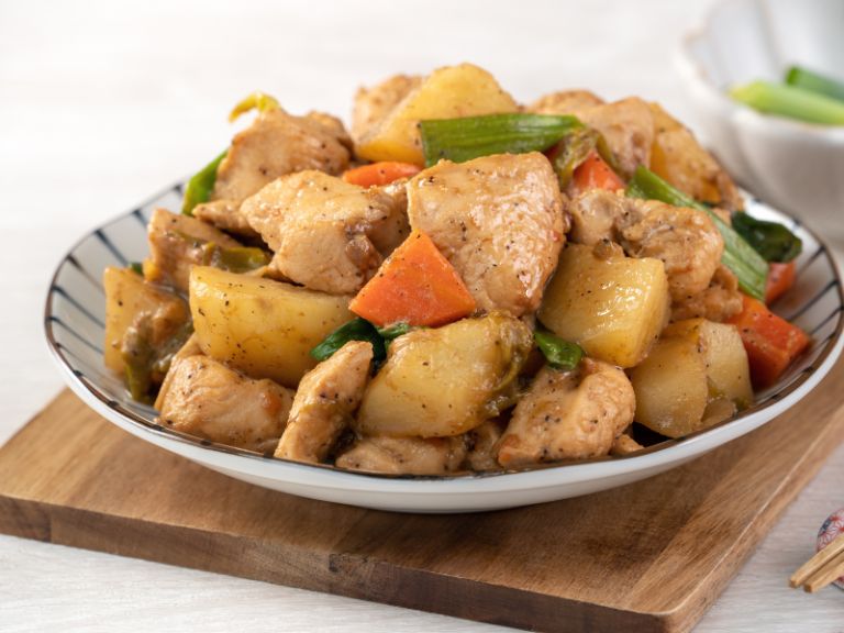 receitas com frango em cubos