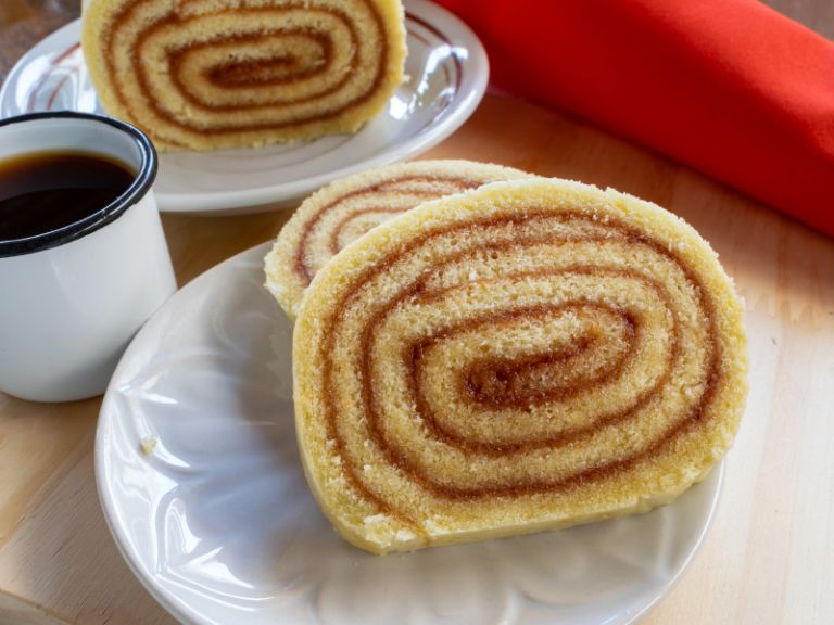 rocambole de doce de leite