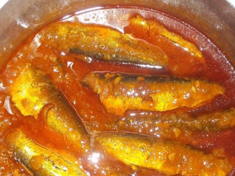 sardinha na panela de pressão