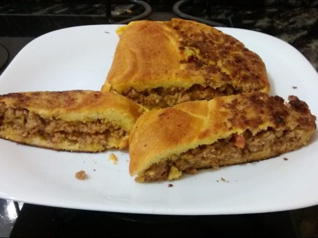 omelete de carne moida