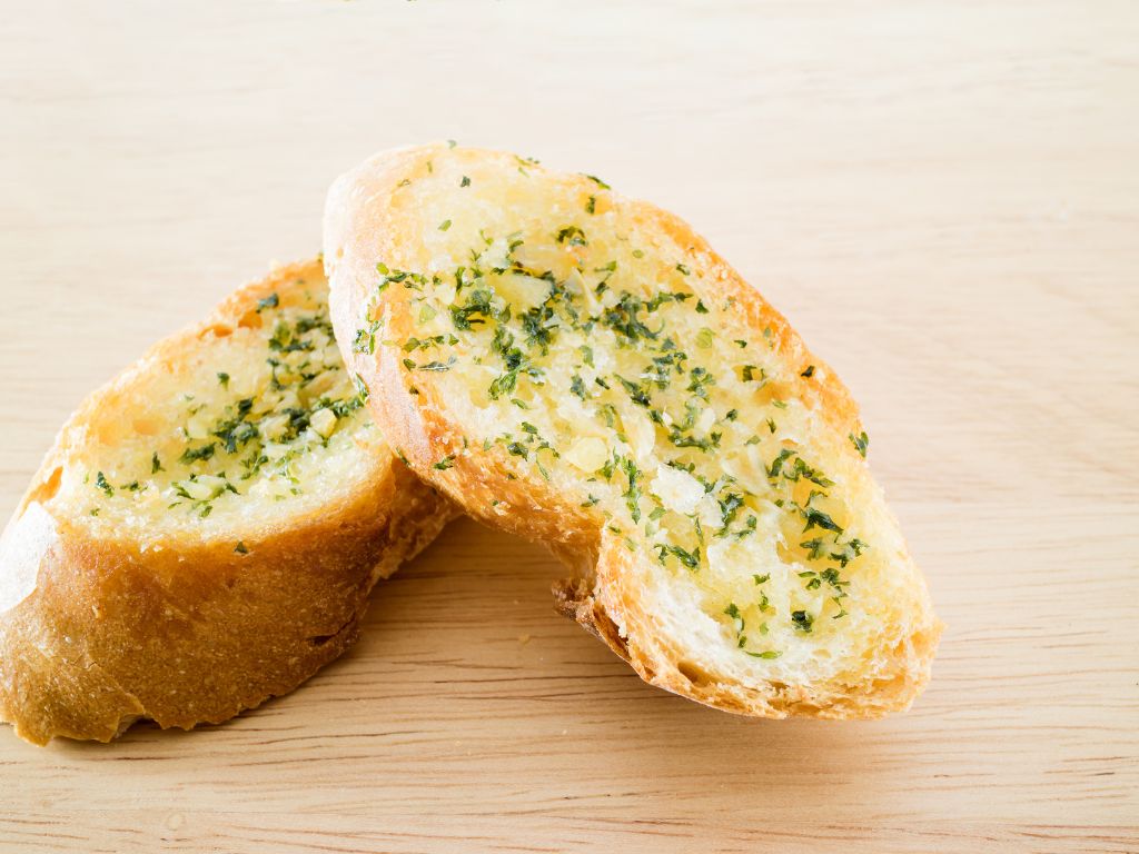 pão de alho com queijo