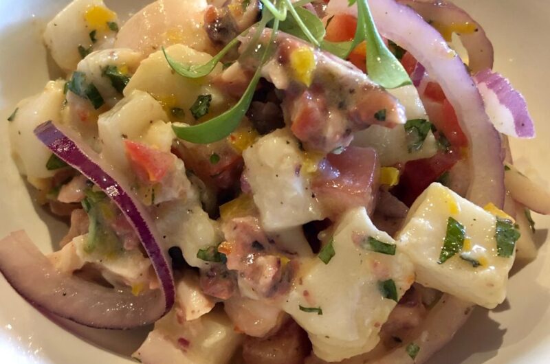 Ceviche de Peixe com Toque Tropical