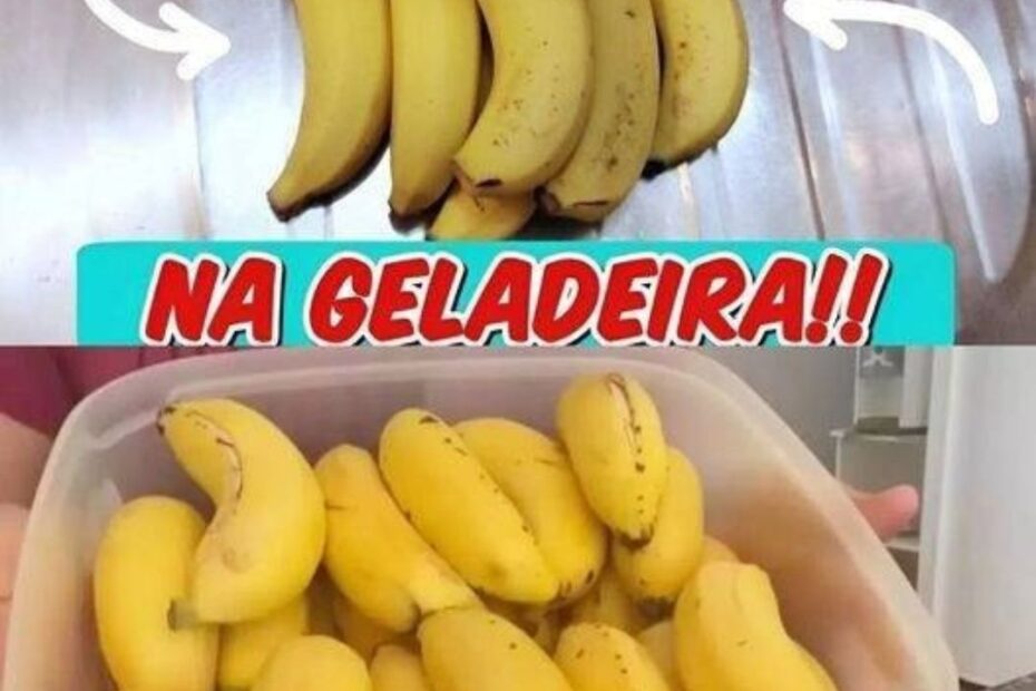 Como conservar banana madura