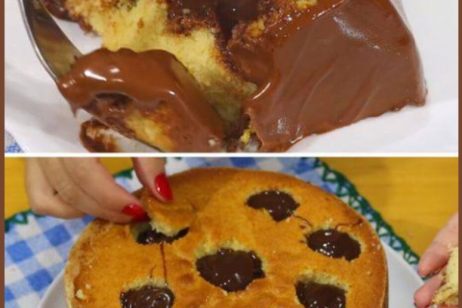 Bolo Recheado com Chocolate