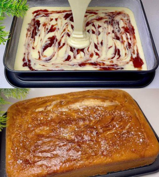Bolo Mesclado com Toque Caseiro de Goiabada
