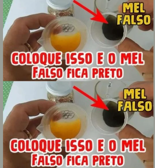 COMO SABER SE O MEL É FALSO