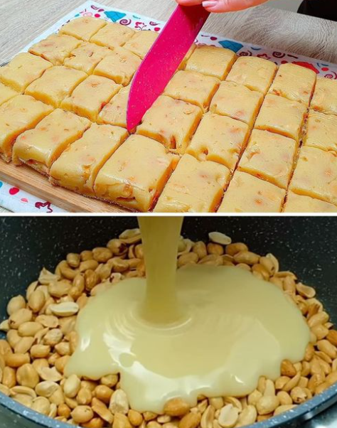 DOCE DE AMENDOIM E LEITE CONDESADO