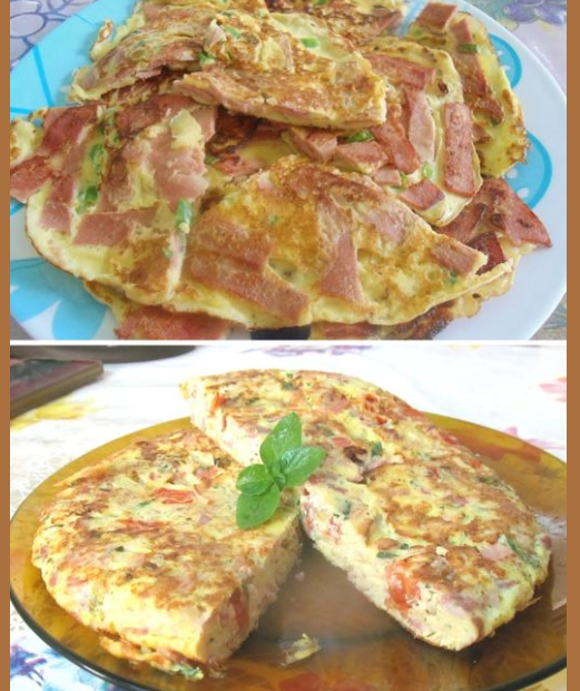 omelete de mortandela