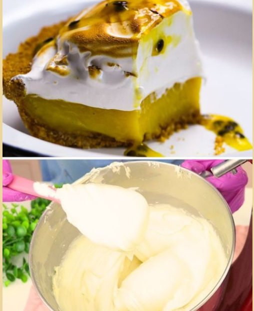 torta de maracujá com merengue