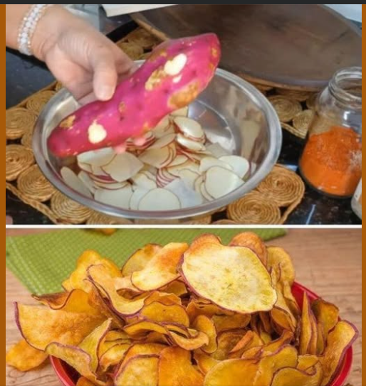chips de batata doce