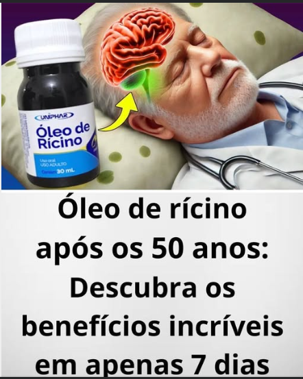 OLEO RICINO APOS OS 50 BENEFICIOS