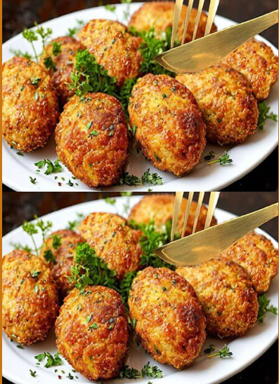 Bolinhos Dourados de Frango: Crocantes por Fora, Suculentos por Dentro!