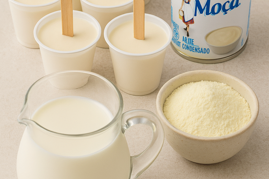 Picolé de Leite Ninho no Copinho: Receita Cremosa e Irresistível para o Verão
