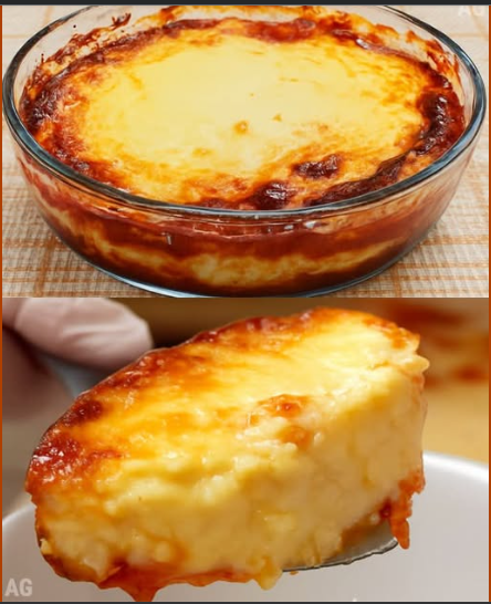 Sobremesa Cremosa ao Forno com Queijo