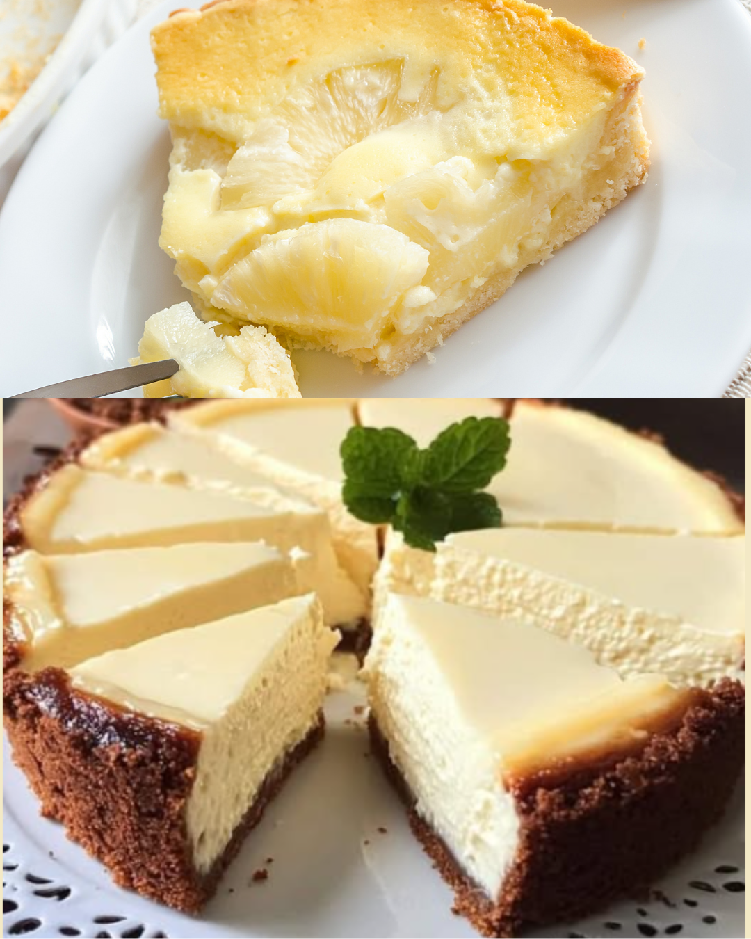 Cheesecake Tropical de Abacaxi