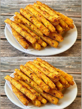 PALITOS DE BATATA E CENOURA.