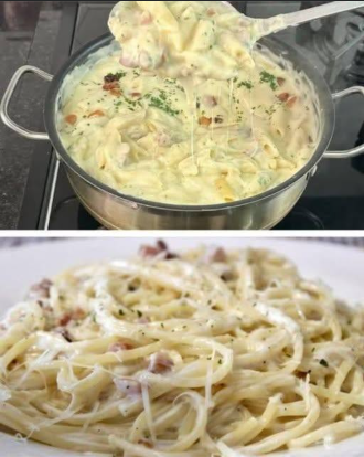 MACARÃO AO MOLHO.